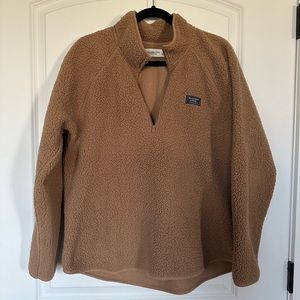 Abercrombie & Fitch Sherpa Quarter Zip